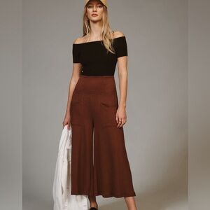 Anthropologie wide leg pants